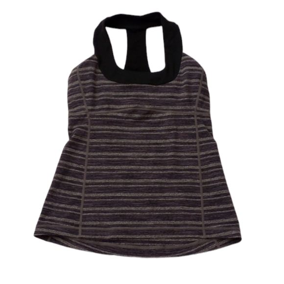 Lululemon Womens Tank Top Sz 8 Scoop Neck Halter Top Workout Athletic Running - Picture 2 of 10